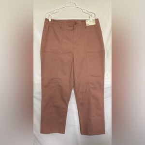 a.n.a Vintage Straight Pants in Mauve
